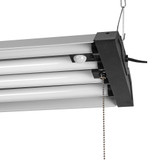 4 ft. LED Motion Sensor Shop Light Fixture, 10,000 Lumens, Linkable, Frosted Lens, 5000K Daylight