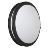 14 in. Black LED Ceiling Mount Fixture, 5 CCT 2700K-5000K, 1900 Lumens, Dimmable