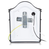 Decorative Outdoor LED Wall Light Sconce with Dusk to Dawn Sensor 1200 Lumens, 3000K Warm White - 8 in. Height