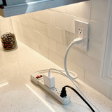 6 Outlet Power Strip - 300 Joules Surge Protection (4 Pack)