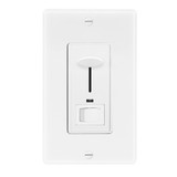 3-Way / Single Pole Dimmer Switch 600W Indicator Light LED Compatible Wall Plate Inc (2 Pack)