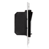 3-Way / Single Pole Decorative LED Dimmer Rocker Switch, 600 Watt, Wall Plate Included, Black