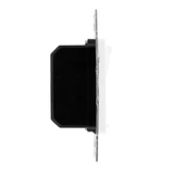 3-Way / Single Pole Decorative LED Slide Dimmer Rocker Switch, 600 Watt Max, Wall Plate Included