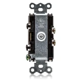 Single Pole Duplex Toggle Combination Light Switch, White, Wall Plates Included (2 Pack)