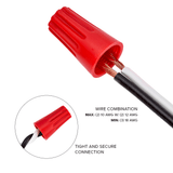 Red Electrical Wire Connector Twist On Screw Terminal (250 Pack)