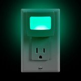 Mini Green Always On LED Night Light (4 Pack)