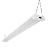 4 ft. Utility LED Shop Light Fixture, Linkable, Frosted Lens 5000K Daylight 4400 Lumens