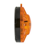 Amber 3.50 in. Round Battery Operated Emergency LED Flasher Light