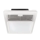 90 CFM Bathroom Exhaust Fan, 1 Sone Quiet Operation, Built-in LED Light, Ceiling Mounted