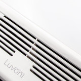 90 CFM Bathroom Exhaust Fan, 1 Sone Quiet Operation, Built-in LED Light, Ceiling Mounted