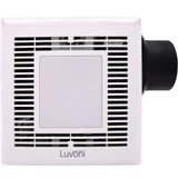 80 CFM Bathroom Exhaust Fan, 1.5 Sones Quiet Operation, Built-in LED Light, Ceiling Mounted