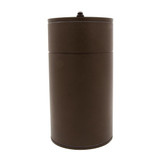 LED Cylinder Outdoor Wall Wash, Sconce Light, 12 Watt, 840 Lumens, 3000K Warm White, Dusk To Dawn Sensor, Brown - 8 in. Height