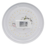 14 in. LED Mushroom Light Flush Mount Ceiling Fixture, Dimmable, 3000K Warm White, 1600 Lumens