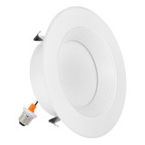 4 in. Retrofit Recessed LED Downlight, 900 Lumens, 5 CCT Color Selectable 2700K-5000K