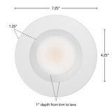 5 in. and 6 in. Retrofit Recessed LED Downlight, 1300 Lumens, 5 CCT Color Selectable 2700K-5000K