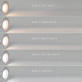 5 in. and 6 in. Retrofit Recessed LED Downlight, 1300 Lumens, 5 CCT Color Selectable 2700K-5000K