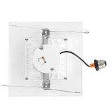 6 in. 5 CCT Retrofit Square Recessed LED Downlight, 1200 Lumens, Color Selectable 2700K-5000K