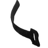 8 Inch Reusable Cable Ties, Multipurpose Fastening Cinch strap 200 Pack, Black