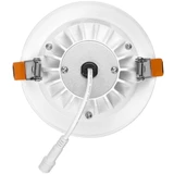 4 in. Slim Round Recessed Anti-Glare LED Downlight, White Trim, Canless IC Rated, 1200 Lumens, 5 CCT 2700K-5000K