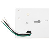 12 in. LED Under Cabinet Light, Hardwired, 300 Lumens, 5 CCT 2700K - 5000K, White, On/Off Switch