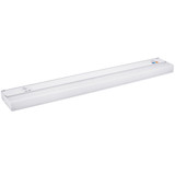 24 in. LED Under Cabinet Light, Hardwired, 950 Lumens, 5 CCT 2700K - 5000K, White, On/Off Switch