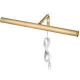 14 in. LED Picture Light, 200 Lumens, 3000K Warm White, Antique Brass Finish, On/Off Switch