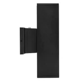 LED Rectangular Outdoor Wall Wash, Up and Down Sconce Light, 24 Watts, 2000 Lumens, 3000K Warm White, Dusk to Dawn Sensor - 12 in. Height