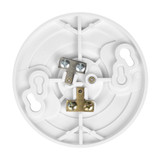 Keyless Plastic Lamp Holder, One-Piece Medium Base, Outlet Box Mount, 660W (2-Pack)