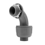 3/4 in. NPT Liquid Tight Connectors, 90 Degree Non Metallic Electrical Conduit Fittings (10 Pack)