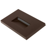 Horizontal LED Step Light, Indoor/Outdoor Stair Light, 3 CCT Color Selectable 3000K/4000K/5000K, Oil Rubbed Bronze (2 Pack)