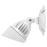 LED Outdoor Flood Wall Light, Exterior Security Light, 950 Lumens, 3000K Warm White, White (2 Pack)