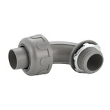 1 in. NPT Liquid Tight Connectors, 90 Degree Non Metallic Electrical Conduit Fittings (10 Pack)