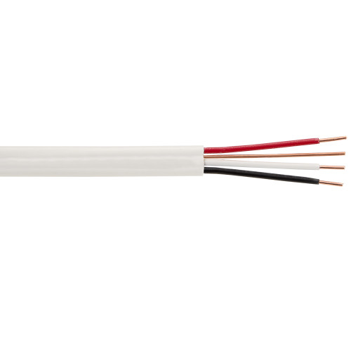 100 Ft. 14/3 White NM-B Solid Copper Electrical W/G Wire, Non Metallic Sheathed Cable, 600V