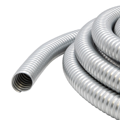 3/8 in. x 25 ft. Galvanized Steel Flexible Electrical Conduit, Greenfield Electrical