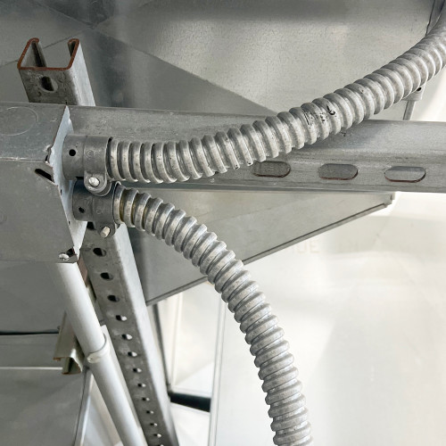 3/8 in. x 25 ft. Galvanized Steel Flexible Electrical Conduit, Greenfield Electrical