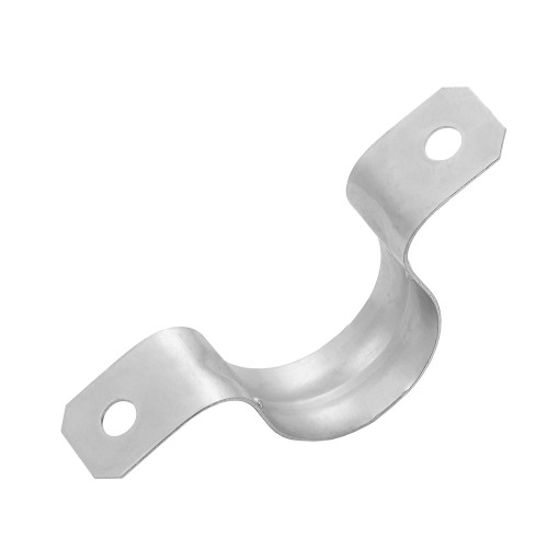 1 in. Electrical Metallic Tube (EMT) Push-On 2-Hole Pipe Straps for Conduit Installation (50 Pack)