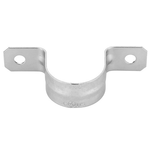 1 in. Rigid or RMC Push-On 2-Hole Pipe Straps for Conduit Installation (25 Pack)