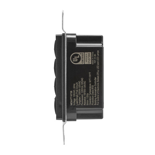 7 Button In-Wall Countdown Timer Switch, Maximum 60 Minutes Delay, 1875 Watt, Black