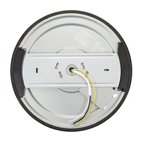 14 in. Black LED Flush Mount Ceiling Light, 5 CCT 2700K-5000K, 2400 Lumens