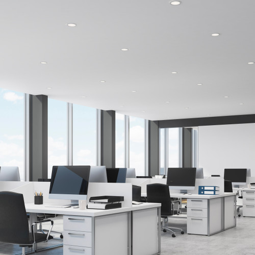 4 in. Recessed Commercial LED Downlight, Selectable Color Temperature / Wattage, up to 1450 Lumens