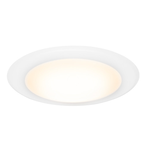 7.5 in. LED Round Disk Light Ceiling Fixture, 5 CCT 2700K-5000K, 1200 Lumens, Dimmable, Retrofit or J-box Install