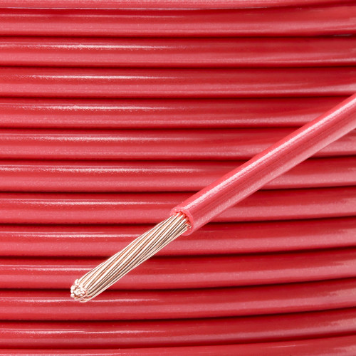 100 Ft. 12 AWG Red THHN Stranded Copper Electrical Wire, 600V