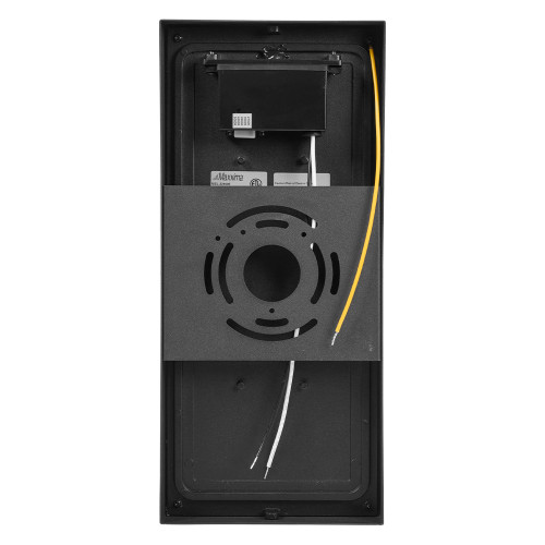LED Outdoor Wall Light, Black w/ Clear Lens, Modern Porch Light, 1800 Lumens, 5 CCT 2700K-5000K - 14 in. Height