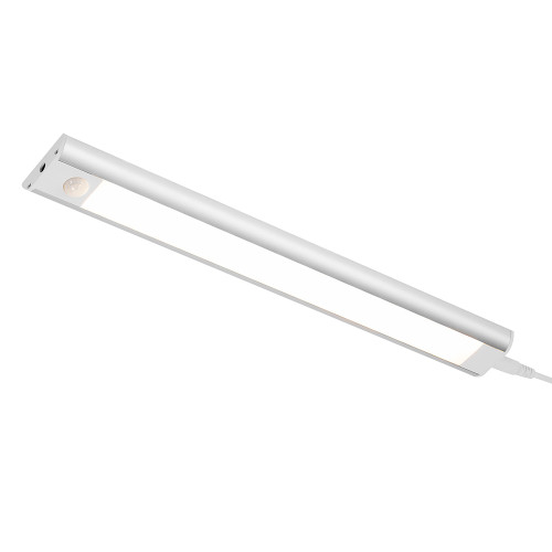 12 in. LED Under Cabinet Light, Dark Activated Motion Sensor, Plug-In, 375 Lumens, 3000K Warm White