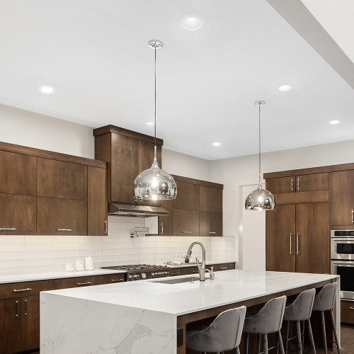 5 in. & 6 in. Retrofit Round Recessed Anti-Glare LED Downlight, White Trim, 1300 Lumens, 5 CCT 2700K-5000K