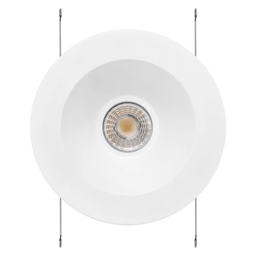 5 in. & 6 in. Retrofit Round Recessed Anti-Glare LED Downlight, White Trim, 1300 Lumens, 5 CCT 2700K-5000K