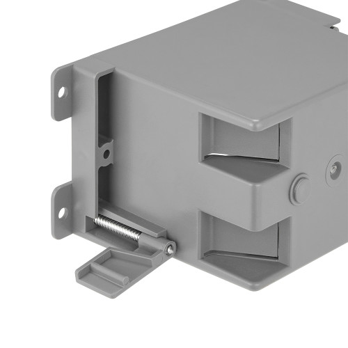 1 Gang 14 cu. in. PVC Old Construction Electrical Switch and Outlet Junction Box, ETL Listed, Gray (10 Pack)