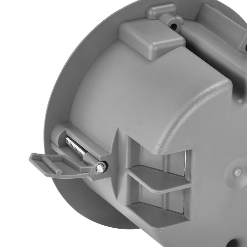 18 cu. in. PVC Old Construction Ceiling Electrical Junction Box, Ceiling Box, ETL Listed, Gray (10 Pack)