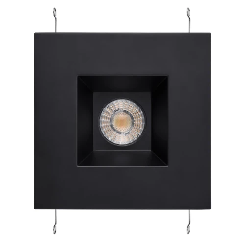 5 in. & 6 in. Retrofit Square Recessed Anti-Glare LED Downlight, Black Trim, 1200 Lumens, 5 CCT 2700K-5000K