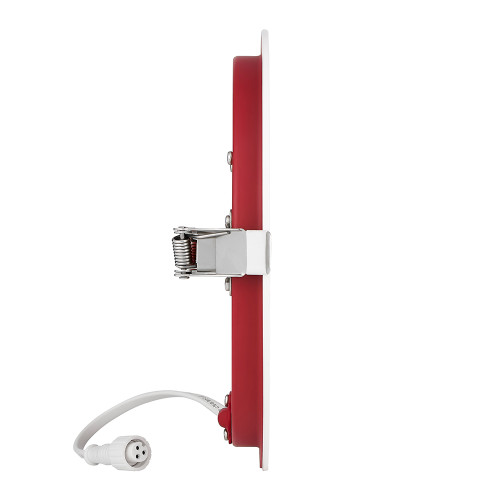 6 in. 2 Hour Fire Rated Slim Recessed LED Downlight, Canless IC Rated, 1100 Lumens, 5 CCT Color Selectable 2700K-5000K